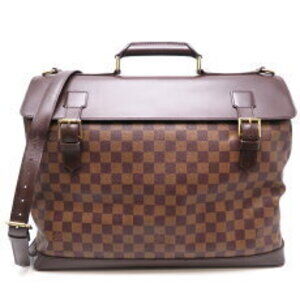 Louis Vuitton West End Boston Bag Canvas Leather Damier Brown